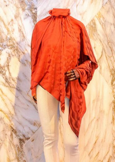 Kiremit Su Yolu Desen Jakar Şal