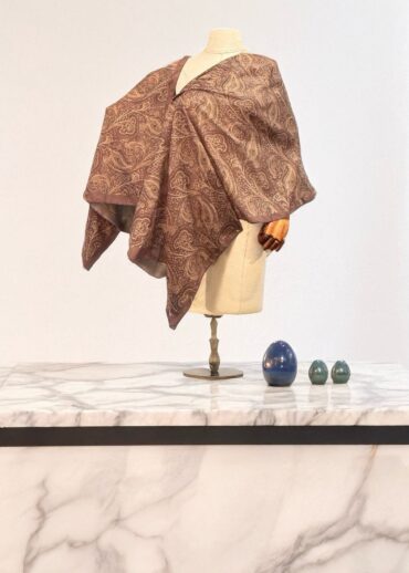 Mocha Zenya  Desen Pamuk Şal