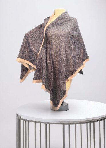 Gece Mavisi Zenya  Desen Pamuk Şal