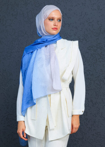 Lotus Şal Serisi- Z-2240 - V-5 - Gök Mavi