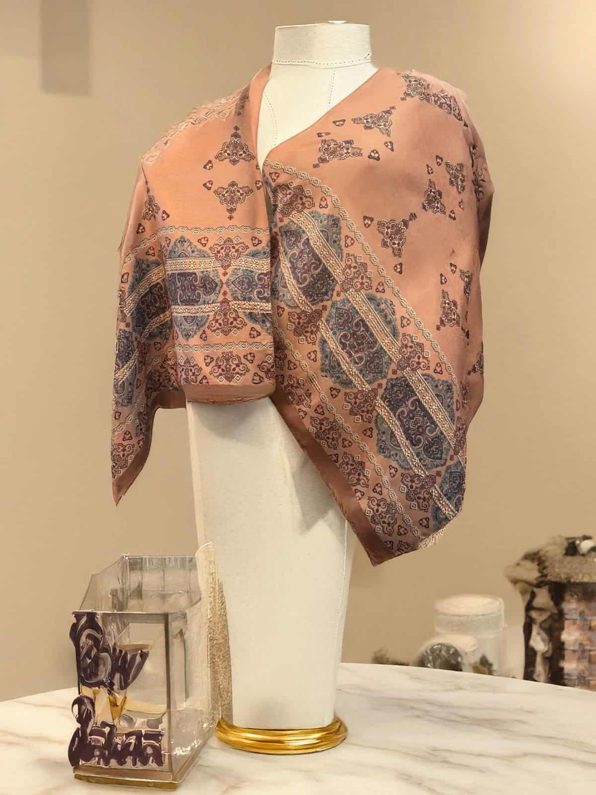 Vizon Zarif Desen Pamuk Şal