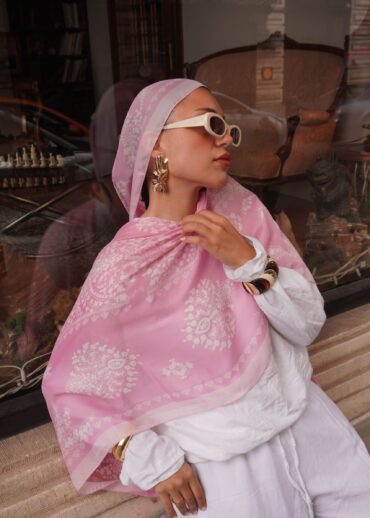 Havai Şal Serisi- 469-001- V-11- Pembe Rüya