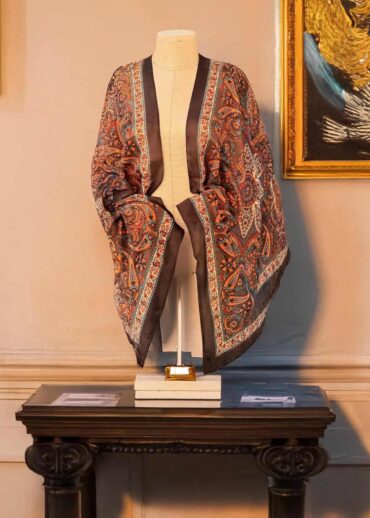 Siyah Motifka Pamuk Şal