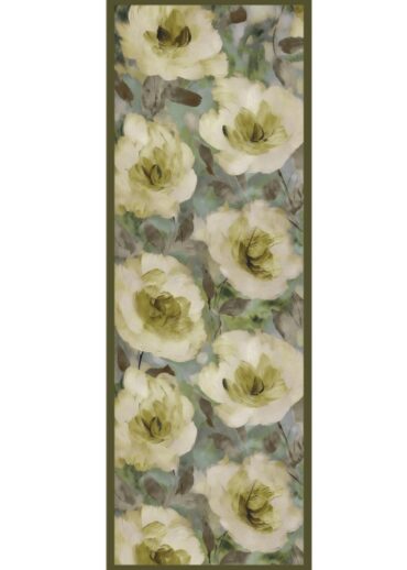 Nazende Desen Şal  469-020 - V-8 - Yağ Yeşili