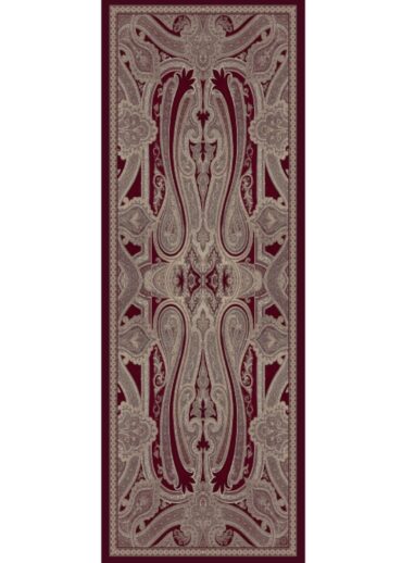 Rüya Tınısı Desen Şal 469-018 - V-2 -  Bordo