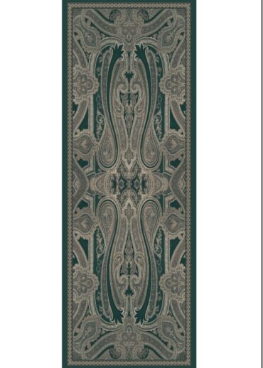 Rüya Tınısı Desen Şal  469-018 - V-4 - Koyu Zümrüt