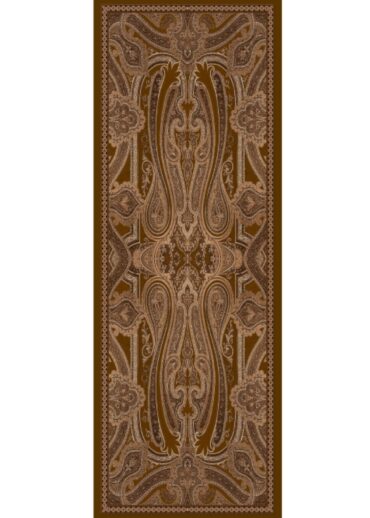 Rüya Tınısı Desen Şal  469-018 - V-12 - Koyu Taba