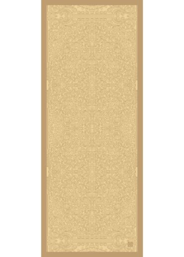 Somon Ebruli Desen Pamuk İpek Şal