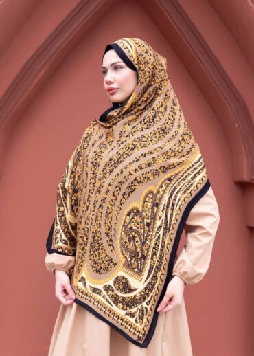 Latte Lâl Yün İpek Şal