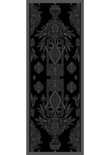 Antrasit Aksa Desen Pamuk İpek Şal