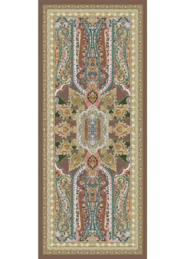 Bej Nomad Mirası Yün İpek Şal