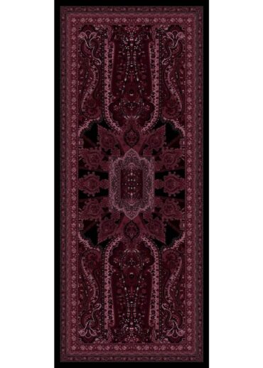 Bordo Nomad Mirası Yün İpek Şal