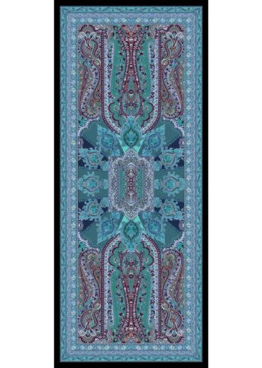 Buz Nomad Mirası Yün İpek Şal