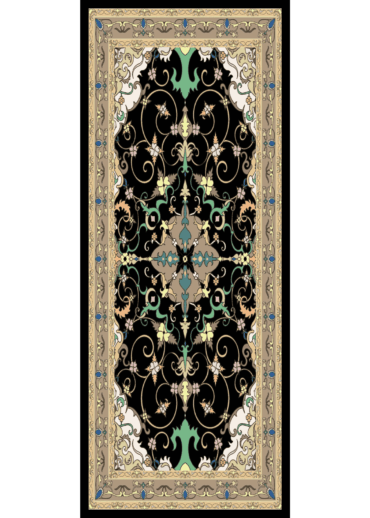 Camel İberya Işığı Desen Pamuk İpek Şal