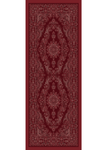 Kırmızı Mercan Desen Pamuk İpek Şal