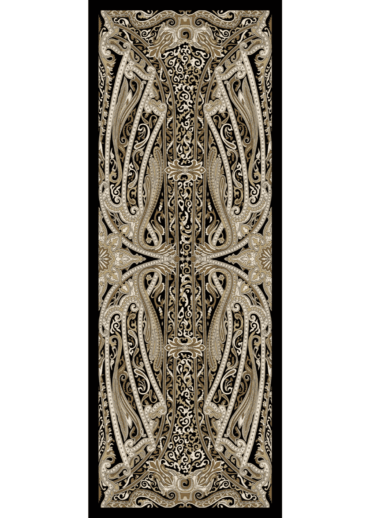 Vizon Manolya Desen Pamuk İpek Şal