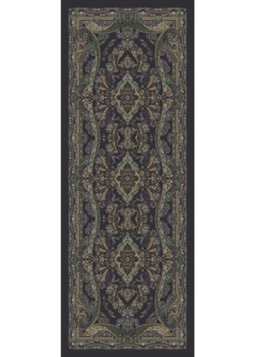 Duman Sedef Desenli Yün İpek Şal