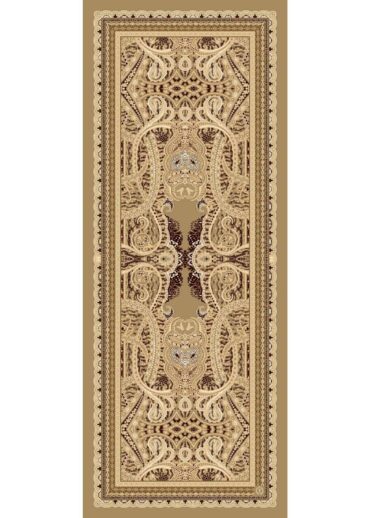 Camel Roze Desen Pamuk İpek Şal