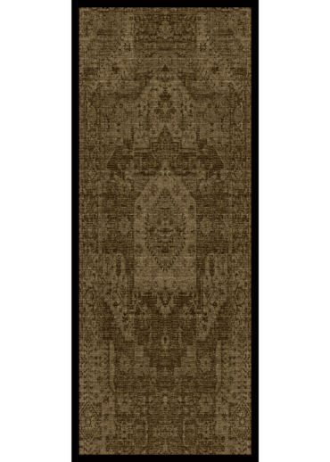 Kahve Eyyübi Desenli Pamuk İpek Şal