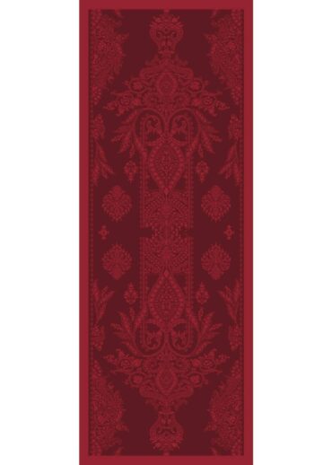 Vişne Aksa Desen Pamuk İpek Şal