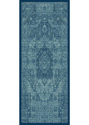 Turkuaz Eyyübi Desenli Pamuk İpek Şal