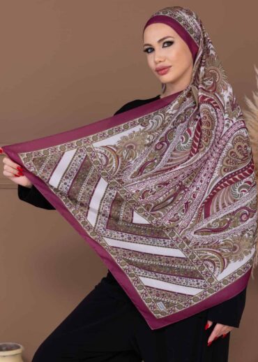 Vişne New Desen Pamuk Şal
