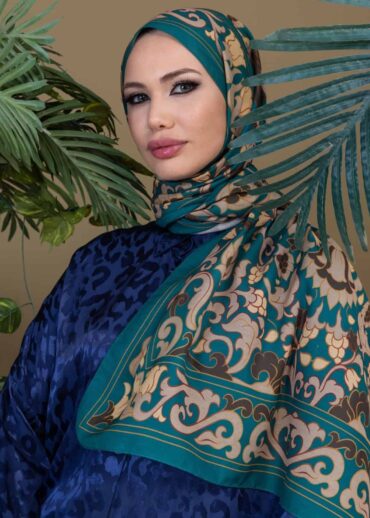 Yeşil İberya Pamuk Şal