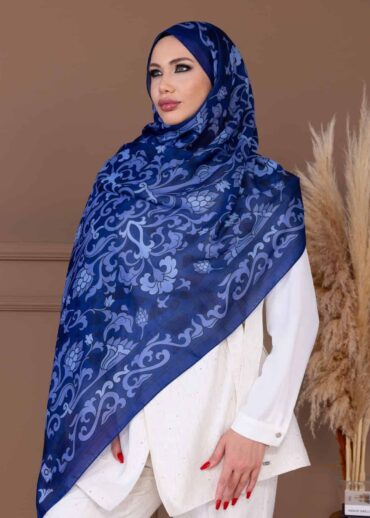 İndigo İberya Pamuk Şal