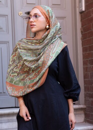 Etro Pamuk İpek Şal 52340 - soft turuncu