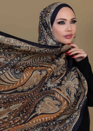 Karamel New Desen Pamuk Soft Şal