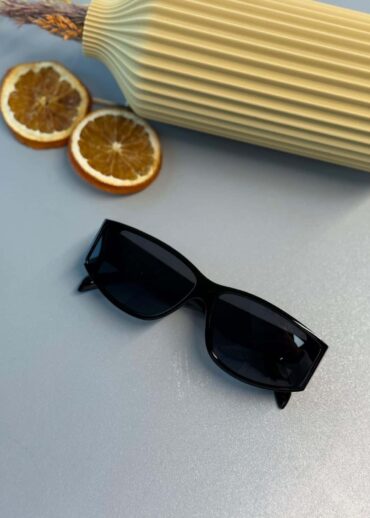 Celine Slim Rectangular Güneş Gözlüğü- Siyah