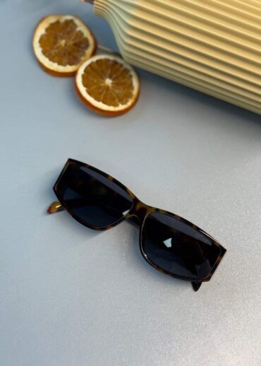 Celine Slim Rectangular Güneş Gözlüğü- Havana - Gri Degrade Lens