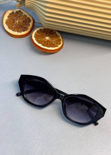 Saint Laurent SL M143 Cat-Eye Güneş Gözlüğü - Gold- Gölgeli Siyah