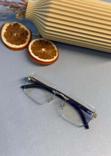 Cartier Santos Rimless Güneş Gözlüğü- Şeffaf