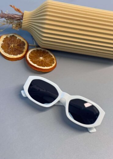 Gucci 5806 Hexagonal Güneş Gözlüğü- Beyaz
