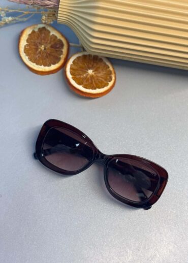 Chanel CC Logo Güneş Gözlüğü- Koyu kahve degrade