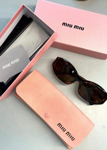 Mıu Mıu Original Premium Full Set Güneş Gözlüğü -Kahve