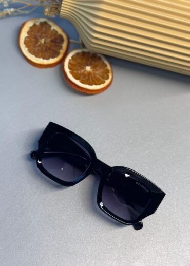 Chanel CC Kristalli Tortoise Güneş Gözlüğü- Siyah Degrade