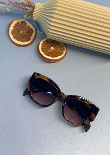 Prada Kate Spade Çerçeve Güneş Gözlüğü - Leopar