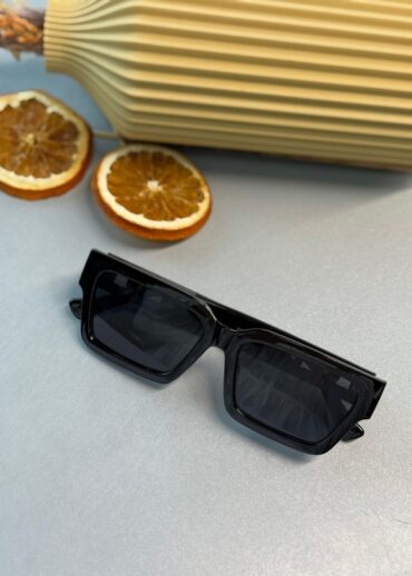 Versace Medusa Biggie Dikdörtgen Güneş Gözlüğü - Siyah