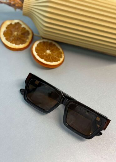 Versace Medusa Biggie Dikdörtgen Güneş Gözlüğü - Kahve