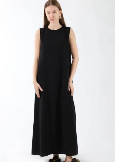 İçlik Elbise  L100207  - Siyah