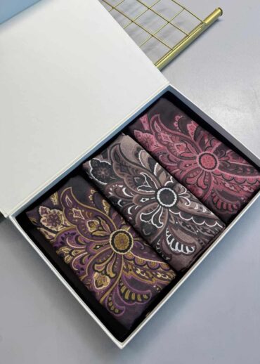 En Çok Satan 3’Lü İnci Gecesi Desen Pamuk İpek Şal KT100225 – Avantajlı Set