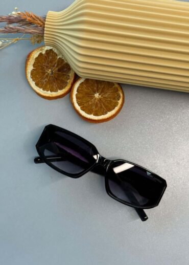 Yves Unisex Vintage Güneş Gözlüğü - Siyah