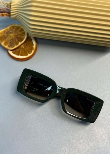 Chanel Dikdörtgen Güneş Gözlüğü - Green