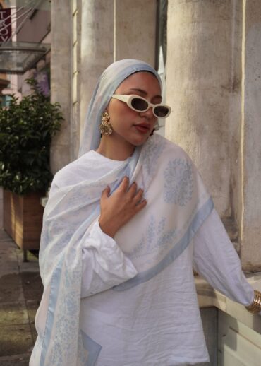 Havai Şal Serisi- 469-001- V-8- Buz Mavi