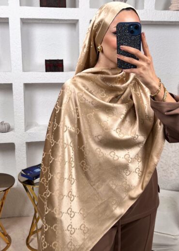İthal G Pamuk Yün İpek Şal 49102 - Bej