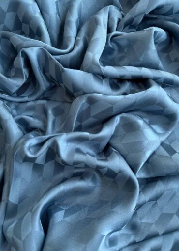 Turkuaz Qoza Desen Jakar Şal