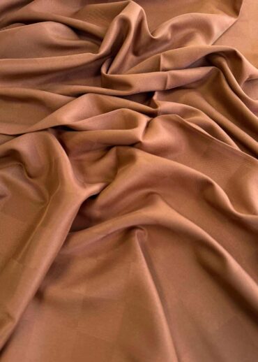 Çikolata Dama Desen Jakar Şal