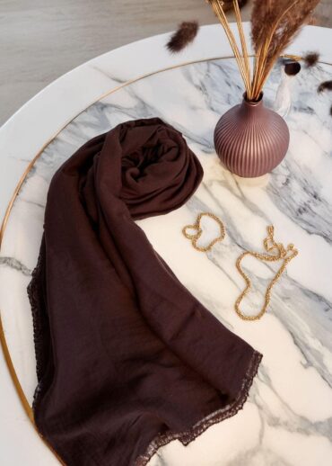 Acıkahve Esinti His Pamuk Şal